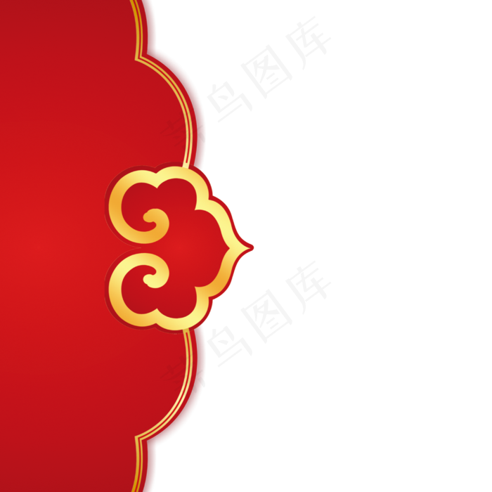春节中国风如意装饰,免抠元素(3000X3000(DPI:300))psd模版下载