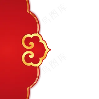 春节中国风如意装饰,免抠元素