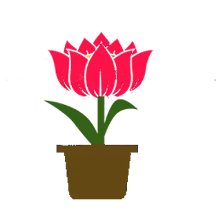 卡通荷花PNG下载