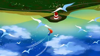 春季春天春游出游旅行旅游大海天空治愈系