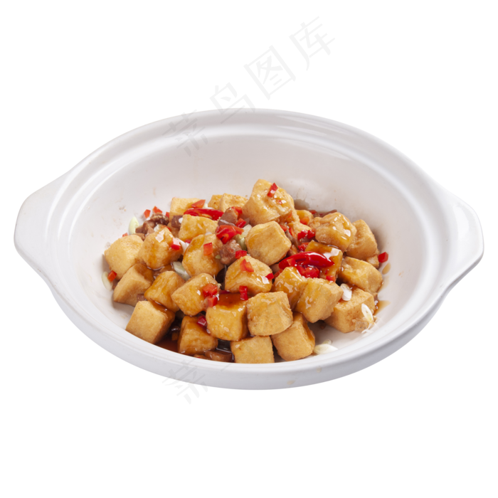 香脆炸豆腐,免抠元素(2000X2000(DPI:300))psd模版下载