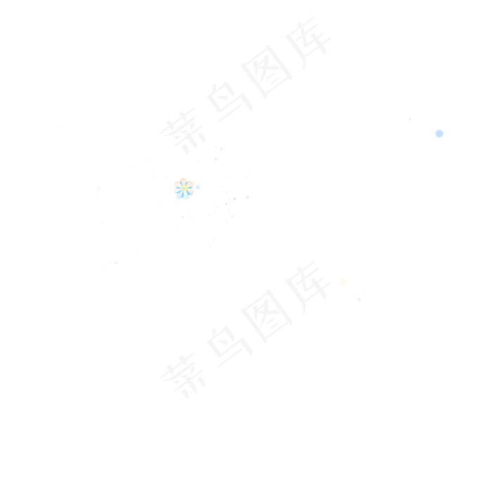 白色雪花花朵,免抠元素(2000*2000px 300 dpi )psd模版下载