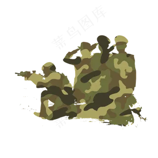 军校训练,免抠元素