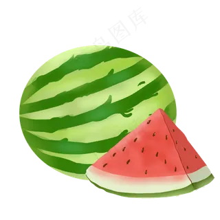 新鲜红色新鲜西瓜