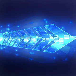 蓝色科幻蓝光数码产品PSD分层主图