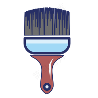 刷子劳动工具素材图案