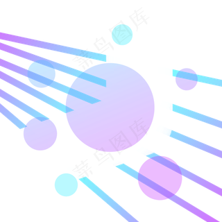 放射几何线条创意矢量装饰