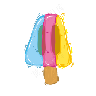 夏日小清新装饰素材水果片