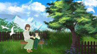 五月你好森林母女