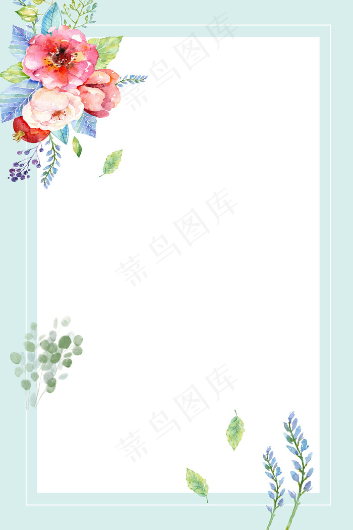 2018白色清新春季上新海报