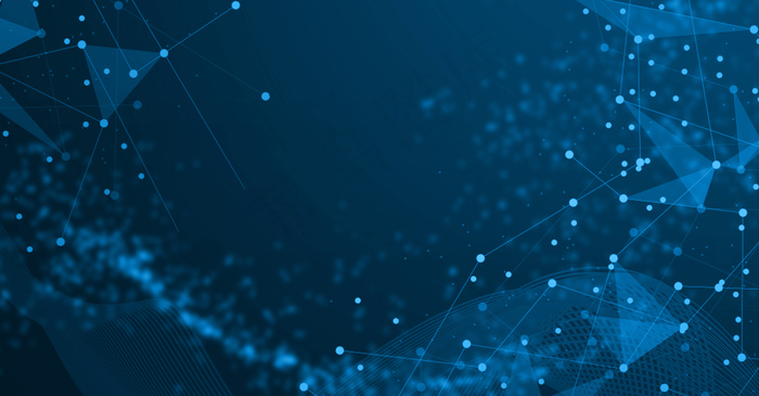 商务大气科技粒子线条大数据背景