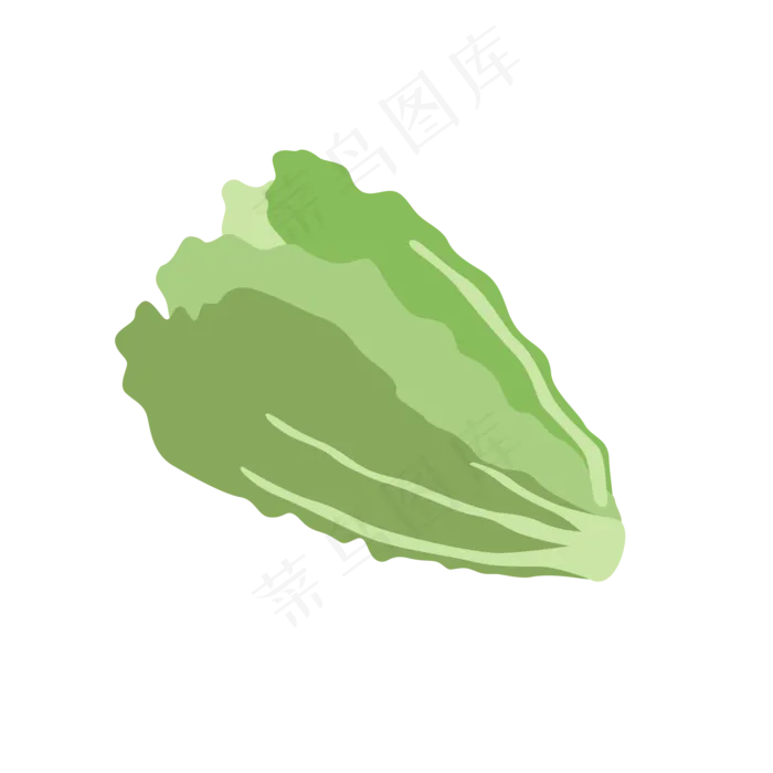 处暑夏季蔬果蔬菜大白菜图标ai矢量模版下载