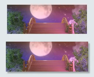 中秋七夕梦幻桥通用banner