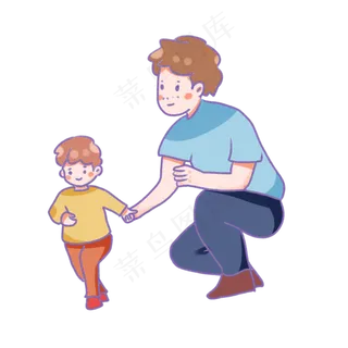父亲节和孩子玩耍