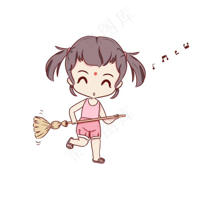 六一儿童节卡通人物png素材(2000X2000(DPI:300))psd模版下载