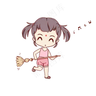 六一儿童节卡通人物png素材