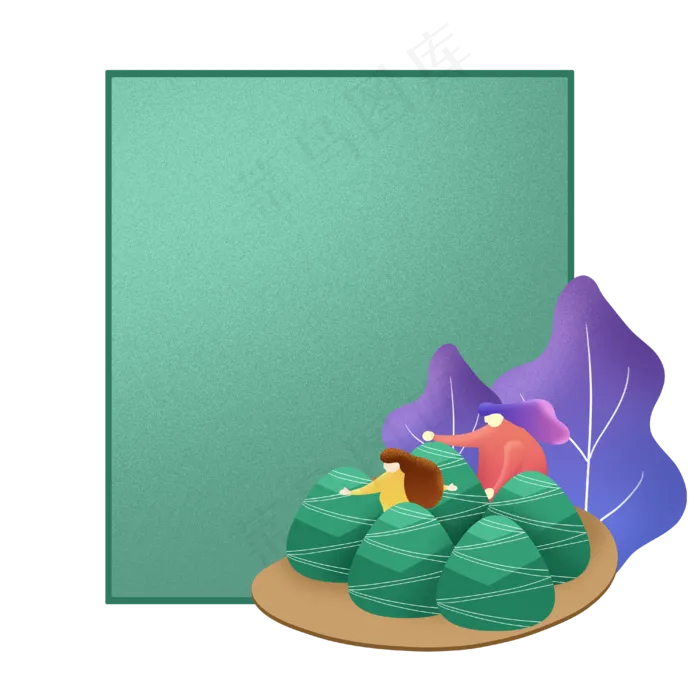 端午节边框(4000X4000(DPI:300))psd模版下载