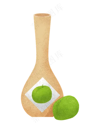 芒种瓶子青梅酒