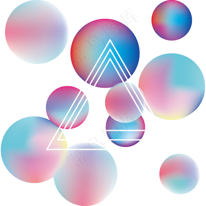 618彩色流体渐变618炫彩流体酷炫不,免抠元素