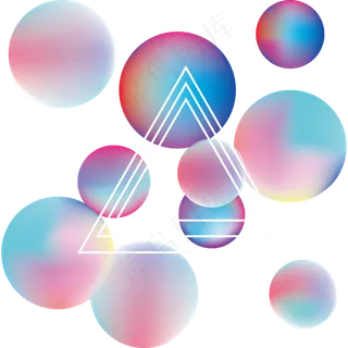 618彩色流体渐变618炫彩流体酷炫不,免抠元素