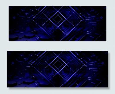 淘宝科技蓝数码家电剃须刀banner