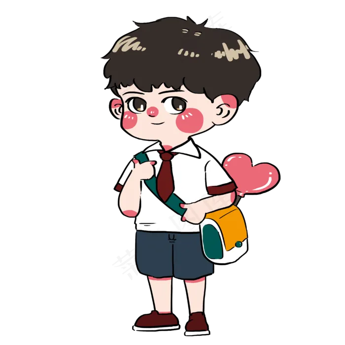 六一儿童节小朋友背着小书包去玩(4000X4000(DPI:300))psd模版下载