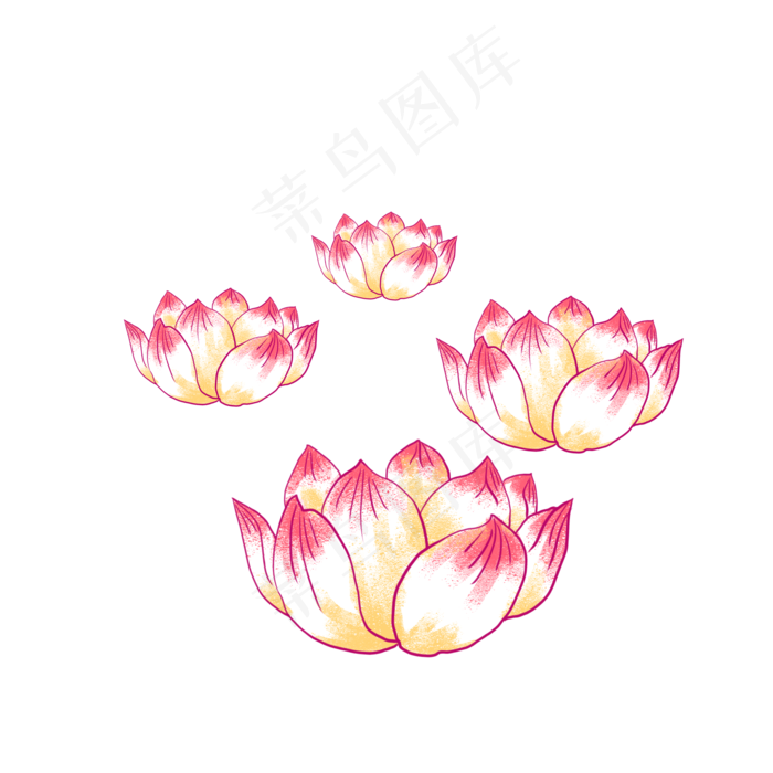 祭拜荷花花灯(2000X2000(DPI:300))psd模版下载