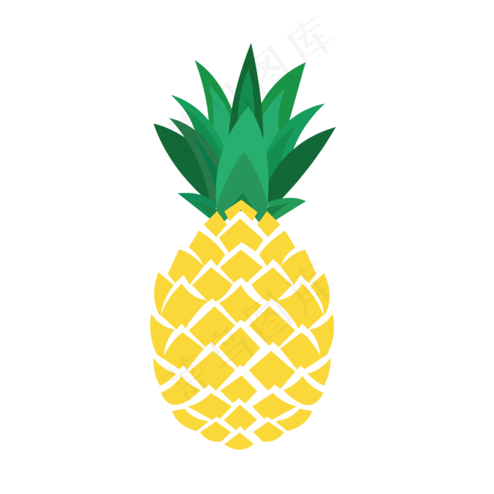 菠萝免抠素材