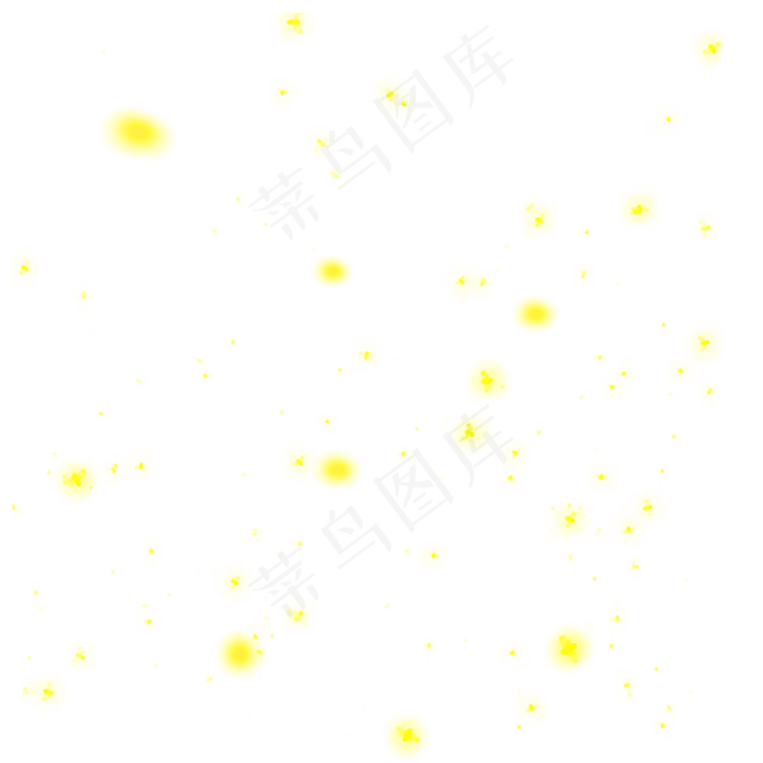 夏夜飞舞的萤火虫元素,免抠元素(2000*2000px 300 dpi )psd模版下载