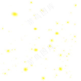 夏夜飞舞的萤火虫元素,免抠元素