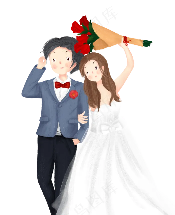 婚纱情侣结婚(1344X1647(DPI:300))psd模版下载