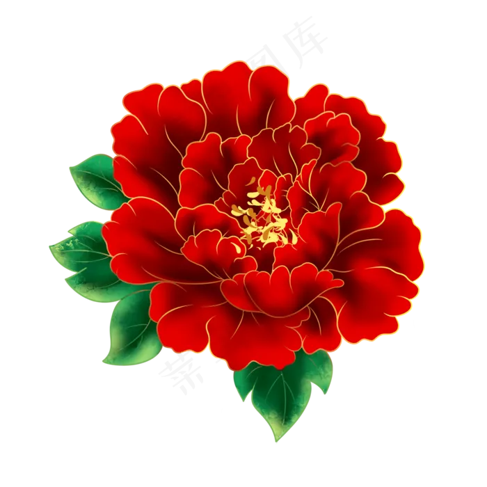 花开富贵国花牡丹(2000X2000(DPI:96))psd模版下载