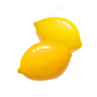 黄色柠檬水果