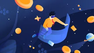 收益返现金融活动投资理财商务办公横幅配图