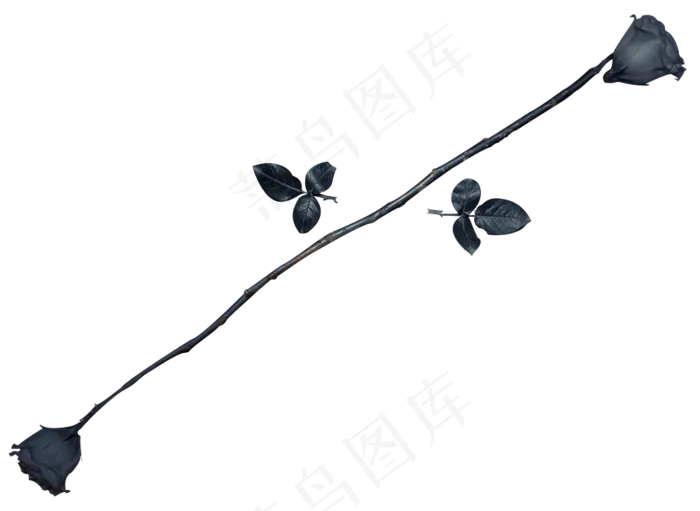 暗黑系玫瑰花瓣免扣元素(1000X730(DPI:240))psd模版下载