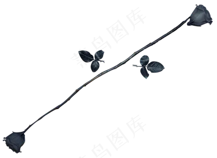 暗黑系玫瑰花瓣免扣元素 暗黑系玫瑰花瓣免扣元素