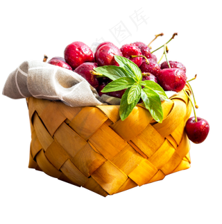 篮子里的车厘子