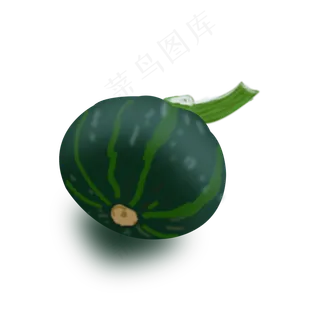 二十四节气鼠绘处暑蔬菜南瓜元素