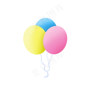 儿童节卡通可爱彩色气球