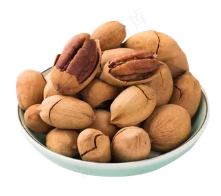 一盘坚果核桃,免抠元素