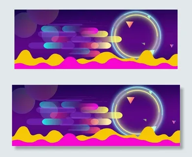 炫酷几何浪漫氛围数码家电风格淘