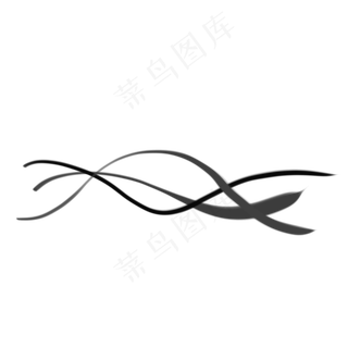 波浪曲线手绘图