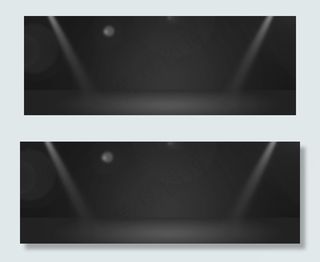 新款音响促销季黑色质感banner