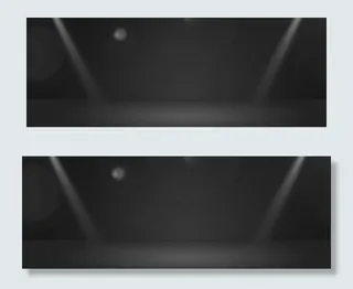 新款音响促销季黑色质感banner