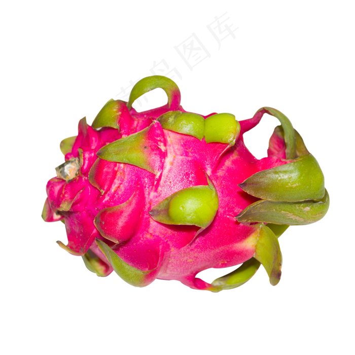 一个红色的火龙果