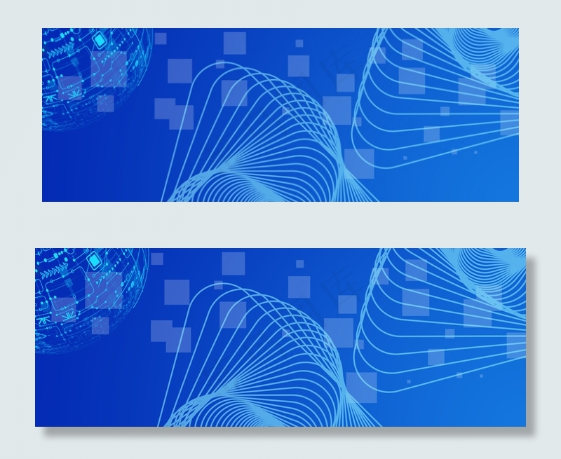 大气科技电子机器banner(1920*700px 	       )psd模版下载