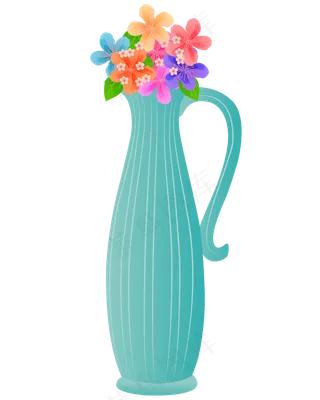 矢量手绘卡通花束