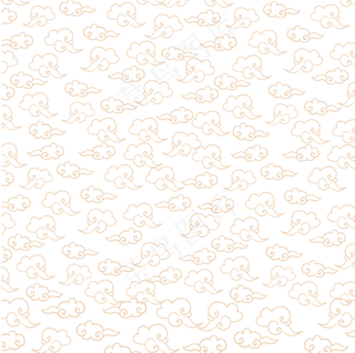 祥云金色底纹元素下载,免抠元素