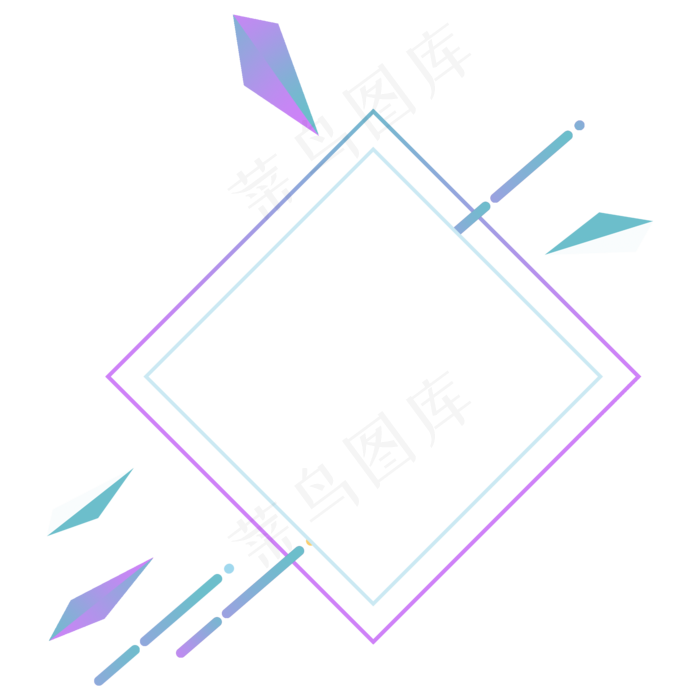618渐变促销边框(2000X2000(DPI:300))psd模版下载