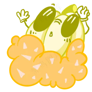 夏日小清新可爱云中水果手套墨镜